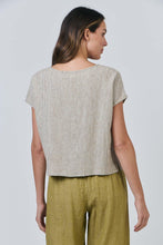 Load image into Gallery viewer, Naturals by O&amp;J Short Sleeve Button Up Shirt Blister colour back shot
