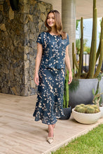Load image into Gallery viewer, Naturals by O&amp;J Short Sleeve Button Up Shirt Universe colour front shot
