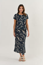 Load image into Gallery viewer, Naturals by O&amp;J Short Sleeve Button Up Shirt Universe colour front shot
