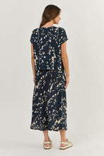 Load image into Gallery viewer, Naturals by O&amp;J Short Sleeve Button Up Shirt Universe colour back shot

