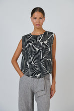 Load image into Gallery viewer, Naturals by O&amp;J Sleeveless Roundneck Top Folies colour front shot
