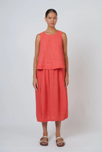 Load image into Gallery viewer, Naturals by O&amp;J Sleeveless Top Sunset Strip colour front shot
