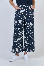 Load image into Gallery viewer, Naturals by O&amp;J Stretch Cotton Pants Ink Barnacles colour front shot
