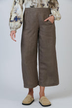 Load image into Gallery viewer, Naturals by O&amp;J Wide Leg Pants Cigar colour front shot
