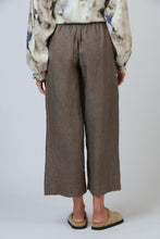 Load image into Gallery viewer, Naturals by O&amp;J Wide Leg Pants Cigar colour back shot
