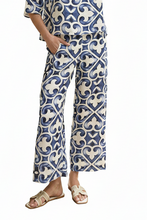 Load image into Gallery viewer, Naturals by O&amp;J Wide Leg Pants Corfu colour front shot
