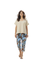 Load image into Gallery viewer, Orientique Bangalene Lima Pant Blue colour front shot
