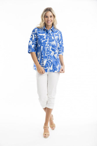 Orientique Cannes Shirt Printed colour front shot