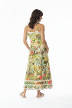 Load image into Gallery viewer, Orientique Cecilia Strappy Dress Printed colour back shot
