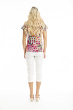 Load image into Gallery viewer, Orientique Crew Neck T-Shirt Ultrect colour back shot
