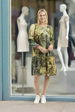 Load image into Gallery viewer, Orientique Digital Dress Drop Waist Orient colour front shot
