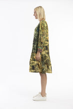 Load image into Gallery viewer, Orientique Digital Dress Drop Waist Orient colour side shot
