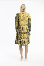 Load image into Gallery viewer, Orientique Digital Dress Drop Waist Orient colour back shot
