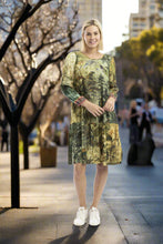 Load image into Gallery viewer, Orientique Digital Dress Drop Waist Orient colour front shot
