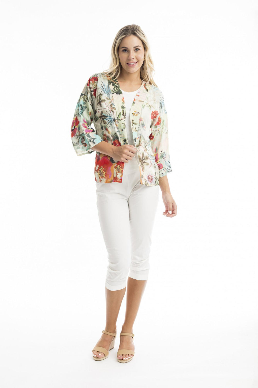 Orientique Digital Kimono Vintage colour front shot