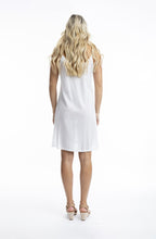 Load image into Gallery viewer, Orientique Long Slip in White colour back shot
