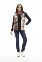 Load image into Gallery viewer, Orientique Puffer S/L Japanese Garden colour front shot
