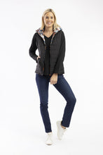 Load image into Gallery viewer, Orientique Puffer S/L Tropical Patch colour front shot
