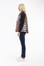 Load image into Gallery viewer, Orientique Puffer S/L Tropical Patch colour side shot
