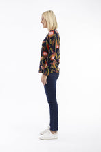 Load image into Gallery viewer, Orientique Reckless Top Contemporary Printed colour side shot
