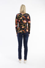 Load image into Gallery viewer, Orientique Reckless Top Contemporary Printed colour back shot
