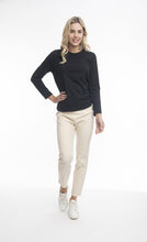 Load image into Gallery viewer, Orientique Solid Cord Jeggings Taupe Front View
