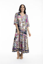 Load image into Gallery viewer, Orientique Sotavento Peak Maxi Dress front shot
