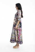 Load image into Gallery viewer, Orientique Sotavento Peak Maxi Dress side shot
