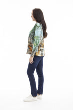 Load image into Gallery viewer, Orientique T-Shirt Contemporary Crew LS Alicante colour side shot
