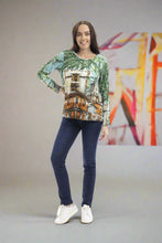 Load image into Gallery viewer, Orientique T-Shirt Contemporary Crew LS Alicante colour front shot
