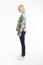 Load image into Gallery viewer, Orientique T-Shirt Contemporary V LS Alicante colour side shot
