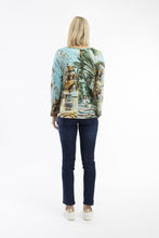 Load image into Gallery viewer, Orientique T-Shirt Contemporary V LS Alicante colour back shot
