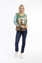 Load image into Gallery viewer, Orientique T-Shirt Contemporary V LS Alicante colour front shot
