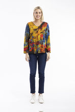 Load image into Gallery viewer, Orientique T-Shirt Contemporary V LS Japan Street colour front shot
