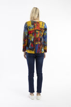 Load image into Gallery viewer, Orientique T-Shirt Contemporary V LS Japan Street colour back shot
