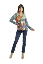 Load image into Gallery viewer, Orientique T-Shirt Medellin Printed colour front shot
