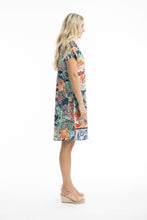 Load image into Gallery viewer, Orientique Yakushima Patch Dress Printed colour side shot
