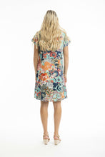 Load image into Gallery viewer, Orientique Yakushima Patch Dress Printed colour back shot

