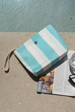 Load image into Gallery viewer, Picnicdaise Zip Clutch - Aqua colour
