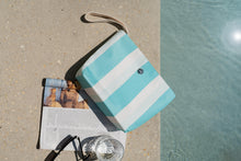 Load image into Gallery viewer, Picnicdaise Zip Clutch - Aqua colour
