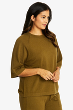 Load image into Gallery viewer, Ping Pong - Hope Pullover - Khaki colour side shot
