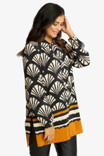 Load image into Gallery viewer, Ping Pong - Marais Tunic Shirt printed colour side shot
