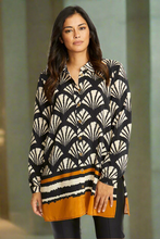 Load image into Gallery viewer, Ping Pong - Marais Tunic Shirt printed colour front shot
