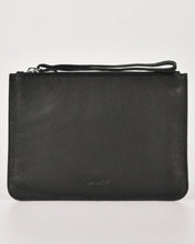 Load image into Gallery viewer, Queens Leather Pouch in Black colour
