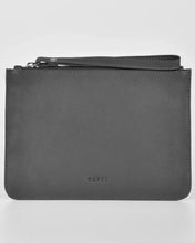 Load image into Gallery viewer, Queens Leather Pouch in Grey colour
