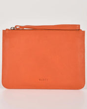 Load image into Gallery viewer, Queens Leather Pouch in Orange colour
