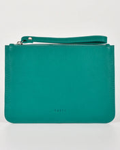 Load image into Gallery viewer, Queens Leather Pouch in Turquoise colour
