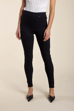 Load image into Gallery viewer, Two-T&#39;s - 7/8 Pull On Pant - Black colour front shot
