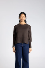 Load image into Gallery viewer, Two-T's - Crew Neck Basic Sweater - Brasil Nut colour front shot
