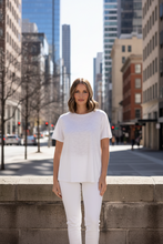 Load image into Gallery viewer, Two-T's - Crew Neck T-Shirt - White colour front shot

